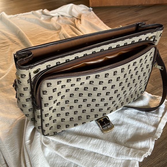 Pierre Cardin messenger bag briefcase - Picture 5 of 8